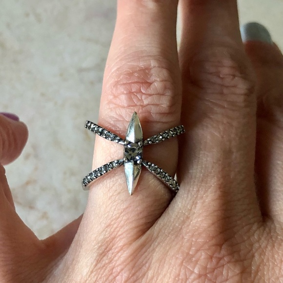 The Petal Pointe Cross Ring in Silver Ox
Luv AJ - Picture 6 of 9